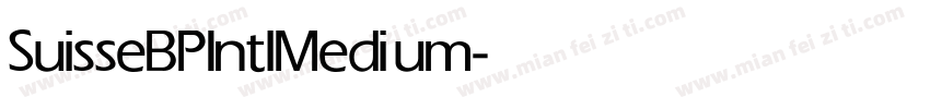 SuisseBPIntl Medium字体转换